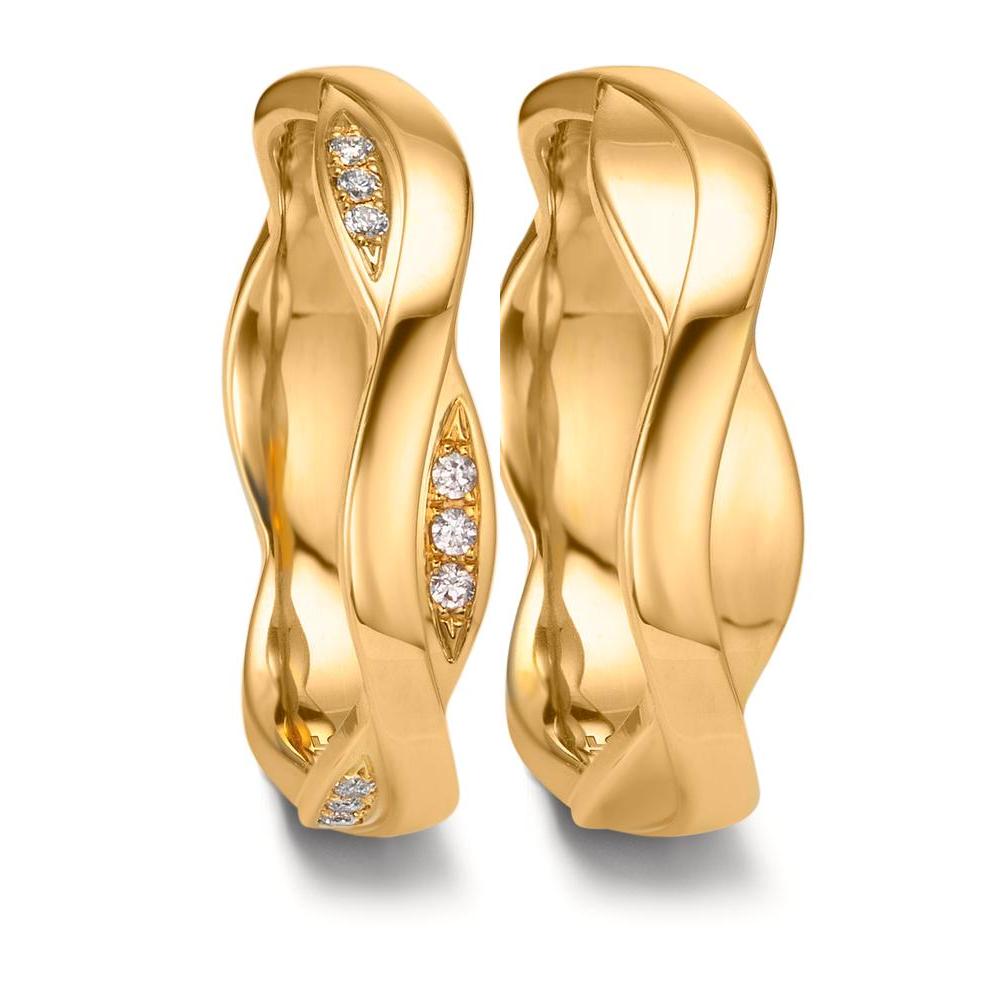 Partnerring 750/18 K gult guld