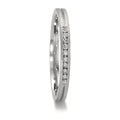 Partnerring 950 platina diamant 0.075 ct, 10 stenar, w-si