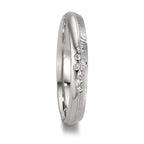 Partnerring 950 platina diamant 0.035 ct, 7 stenar, w-si