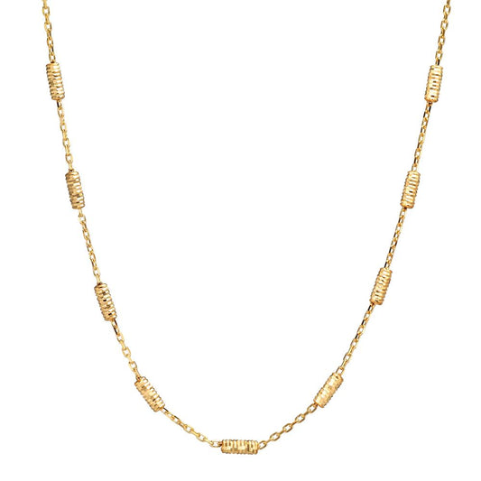 Collier 750/18 K gult guld 42-45 cm