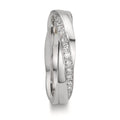 Partnerring 750/18 K vitguld diamant 0.097 ct, 11 stenar, w-si
