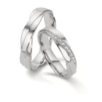 Partnerring 750/18 K vitguld