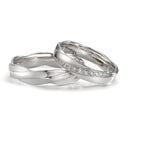 Partnerring 750/18 K vitguld