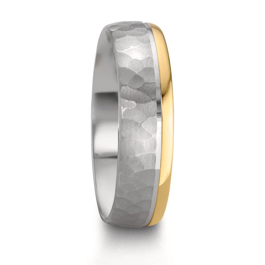 Partnerring Silver, 585/14 K roséguld tvåfärgad