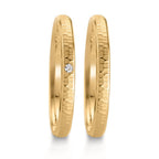 Partnerring 750/18 K gult guld