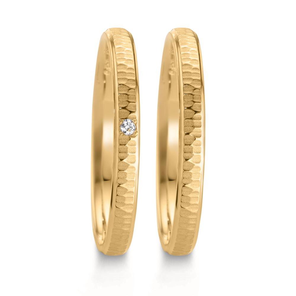Partnerring 750/18 K gult guld