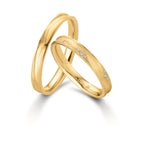 Partnerring 750/18 K gult guld